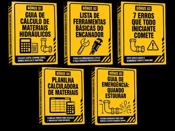 5 bônus exclusivos do curso de encanador residencial